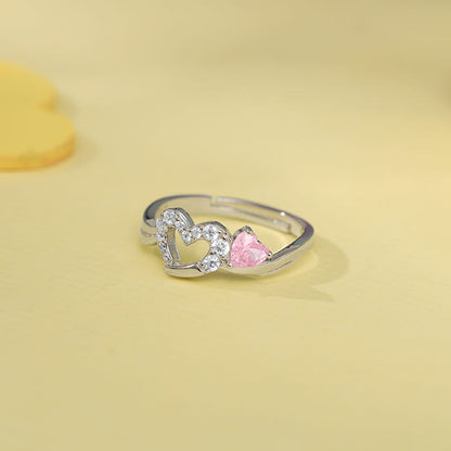 Silver Tranquil Love Ring