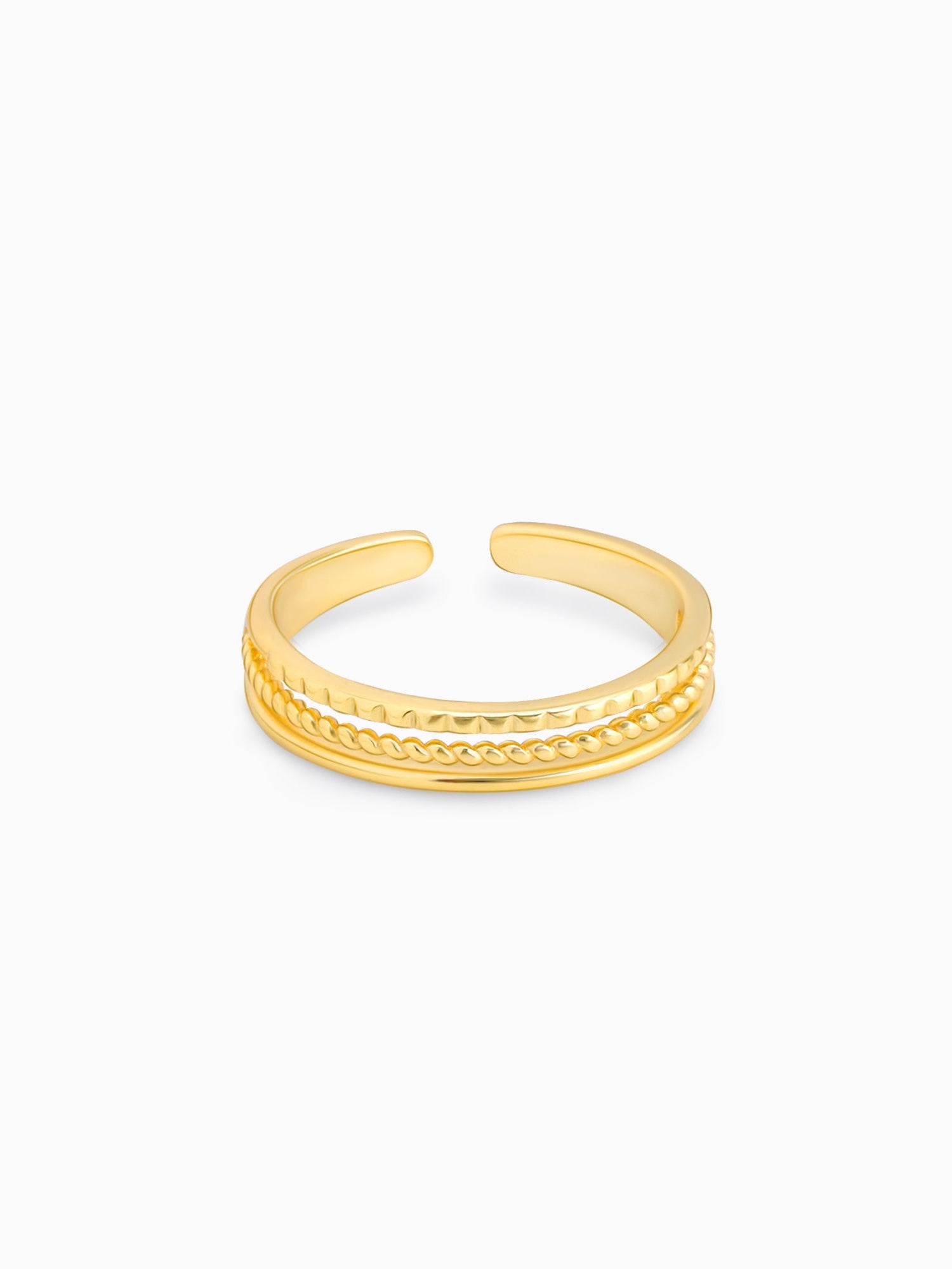 Golden Simplistic Angelic Ring