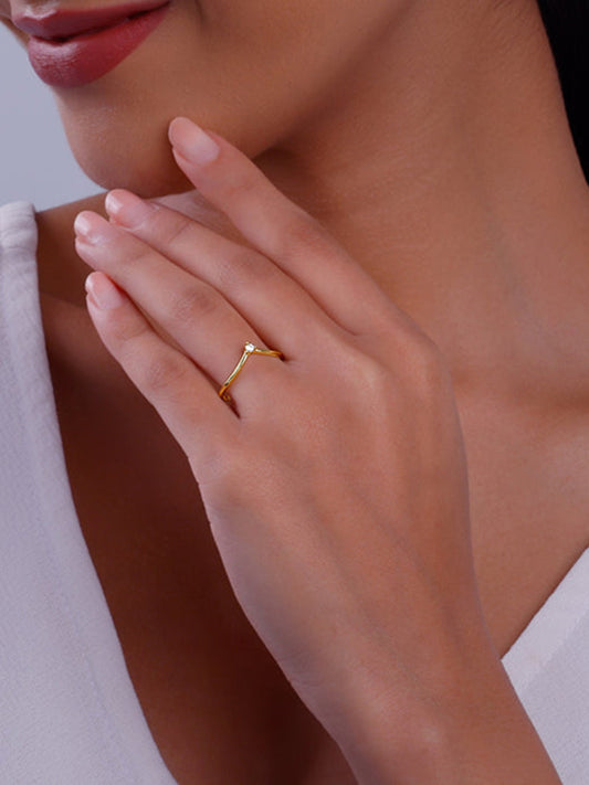 Golden Cherishable Ring