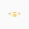 Golden Dendrobium Ring