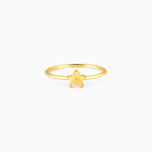 Golden Dendrobium Ring