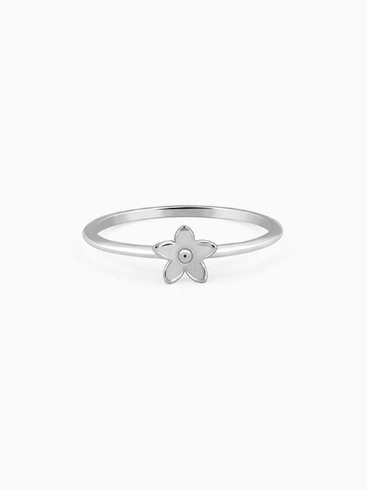 Silver Dendrobium Ring