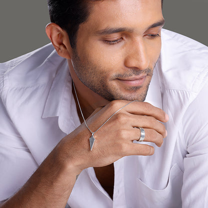 Oxidised Silver Classic Set For Him