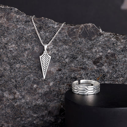 Oxidised Silver Classic Set For Him