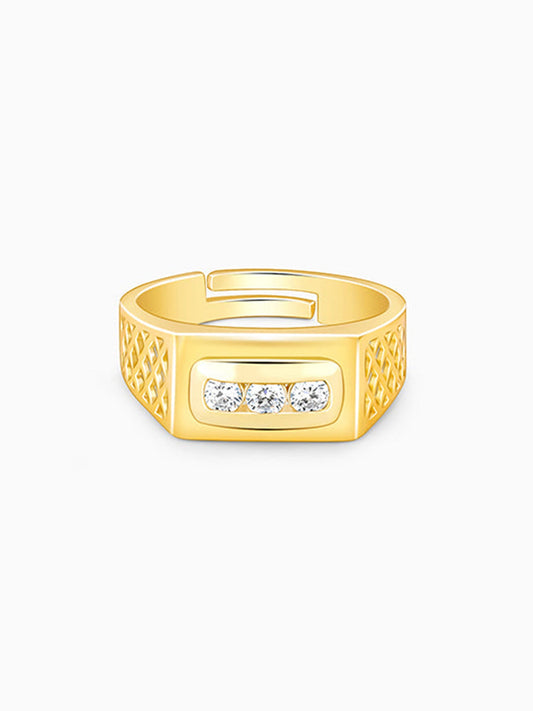 Golden Eternal Bliss Ring for Him
