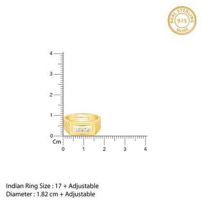 Golden Eternal Bliss Ring for Him