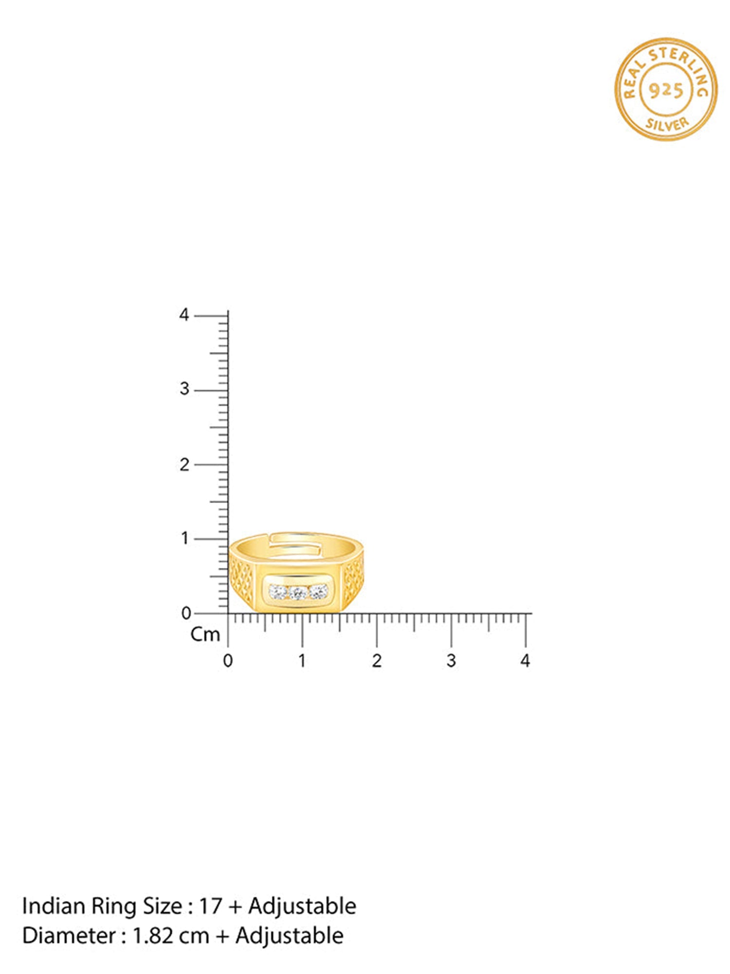 Golden Eternal Bliss Ring for Him