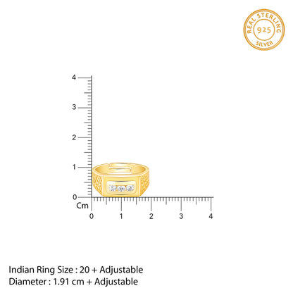 Golden Eternal Bliss Ring for Him