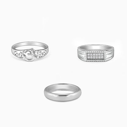 Silver Style Icon Set For Him