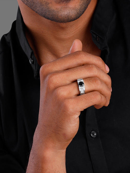 Silver Gentle Harmony Ring For Him