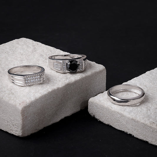 Silver True Charmer Set For Him