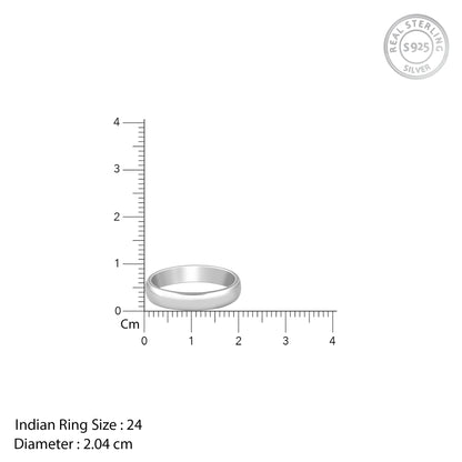 Silver Modern Grace Ring For Him