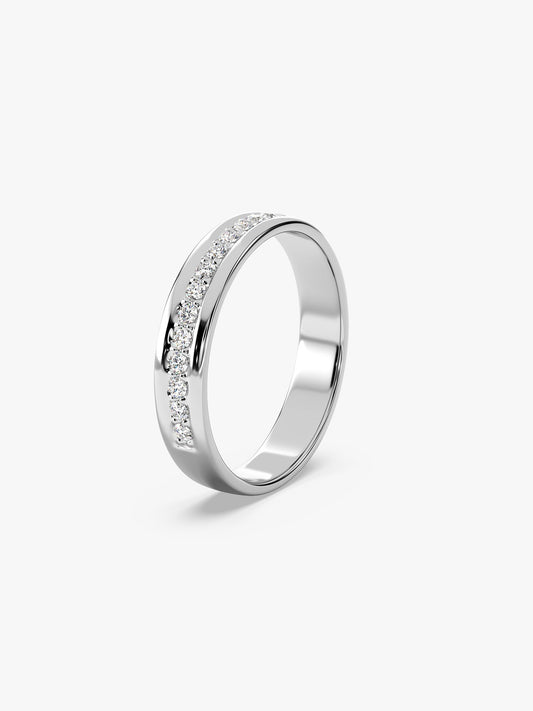 Silver Simple Serenity Men's Ring