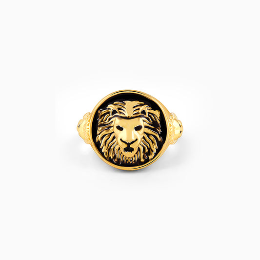 Golden Roar Of Lion Ring For Him