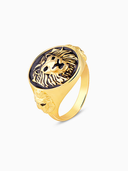 Golden Roar Of Lion Ring For Him
