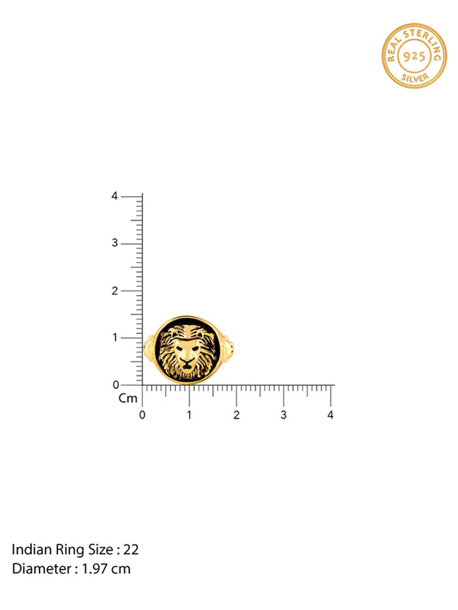Golden Roar Of Lion Ring For Him