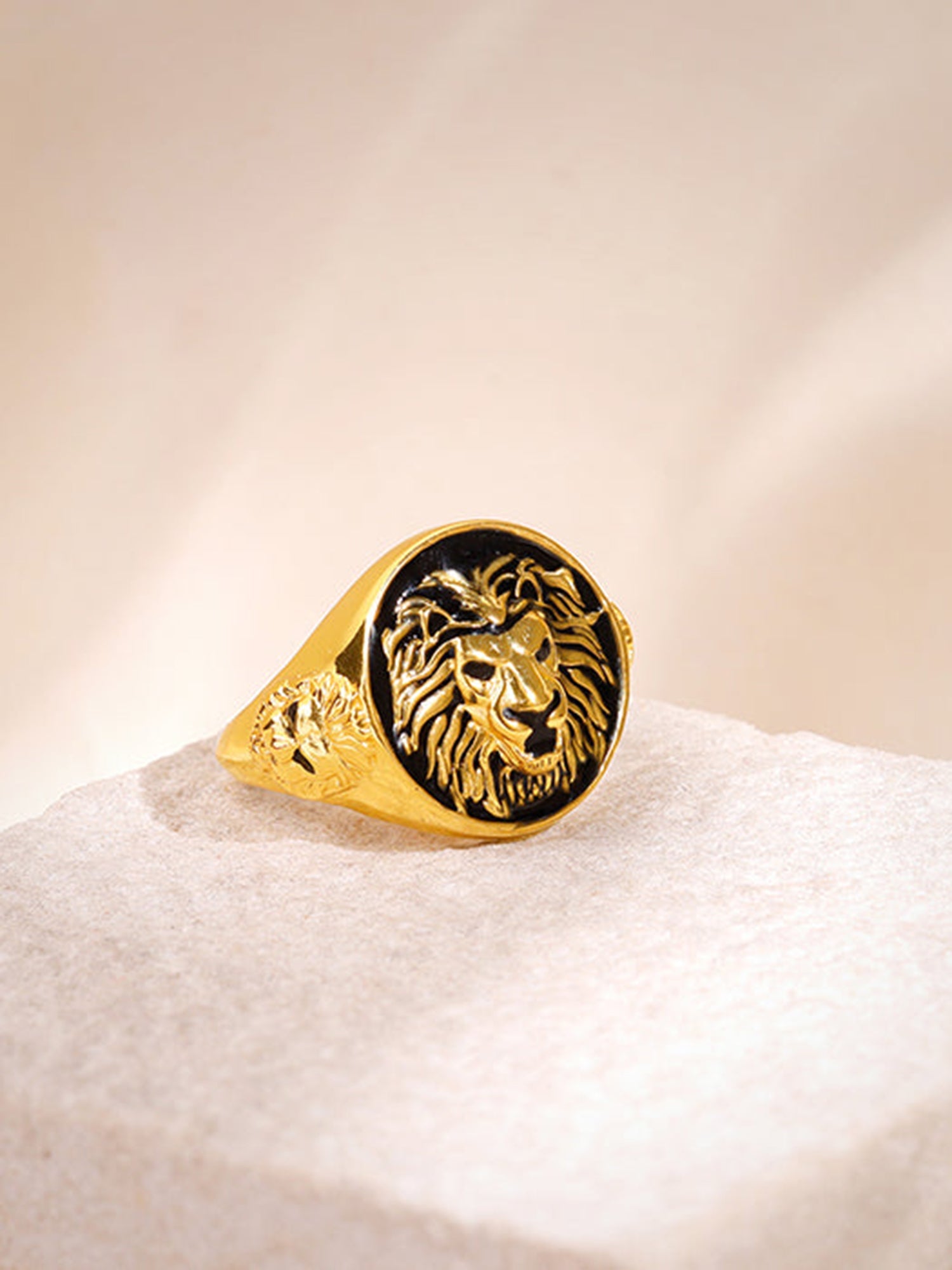 Golden Roar Of Lion Ring For Him