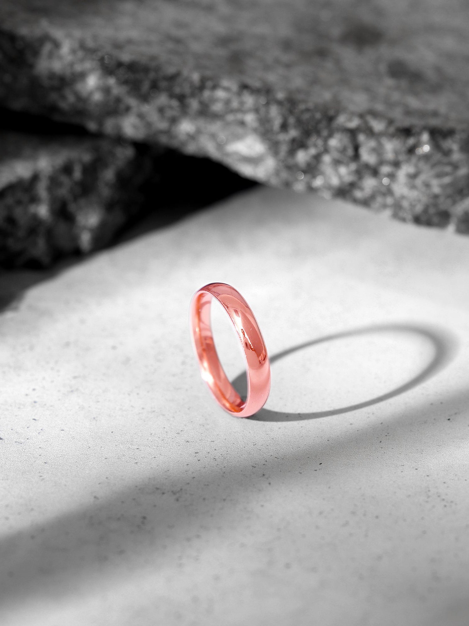 Rose Gold Classic Ring For Him