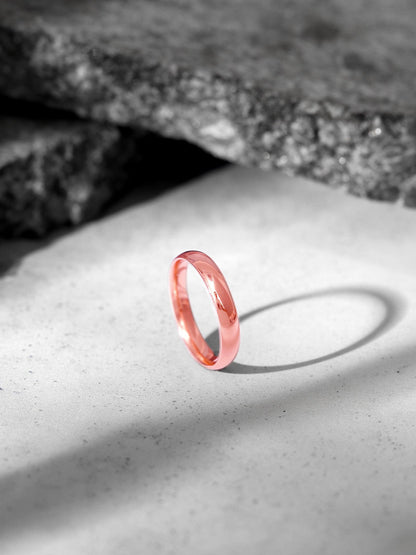 Rose Gold Classic Ring For Him