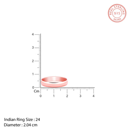 Rose Gold Classic Ring For Him