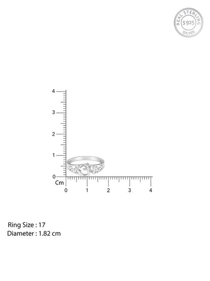 Silver Om Aura Ring For Him