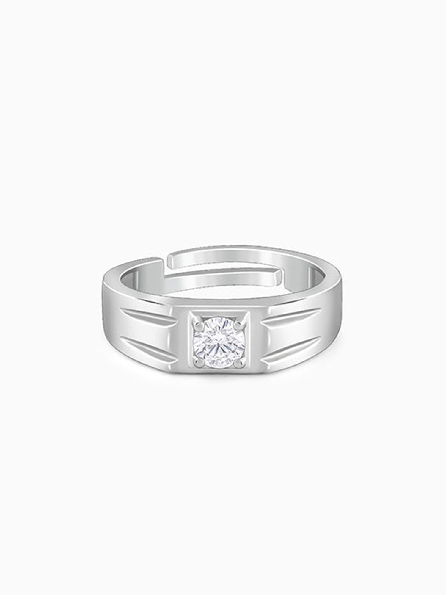 Silver Charm Away Ring For Him