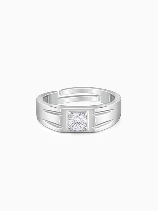 Silver Charm Away Ring For Him