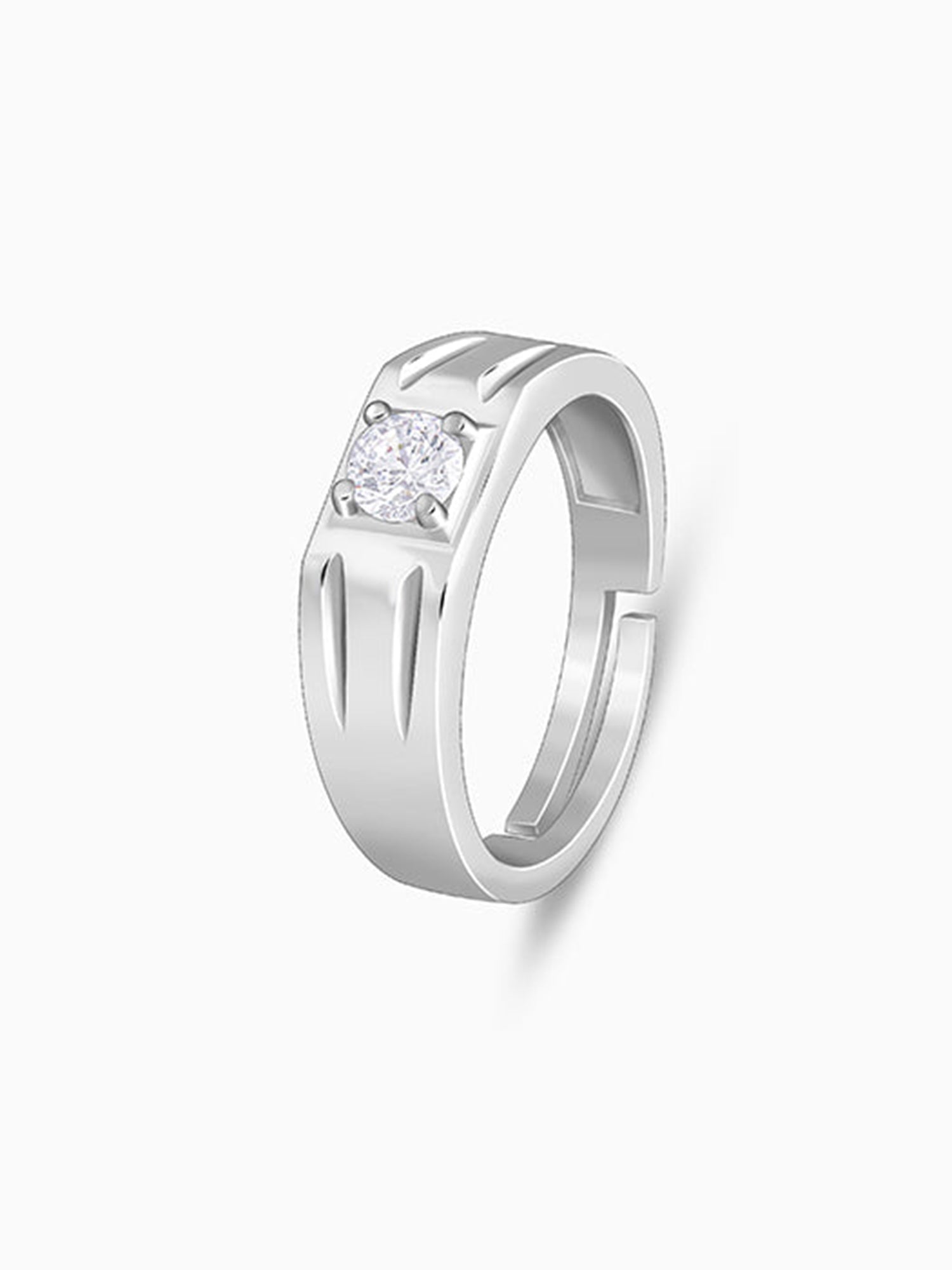 Silver Charm Away Ring For Him