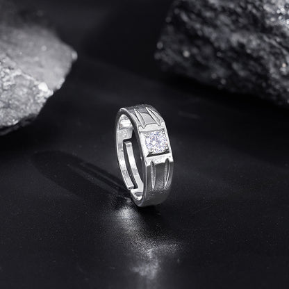 Silver Charm Away Ring For Him