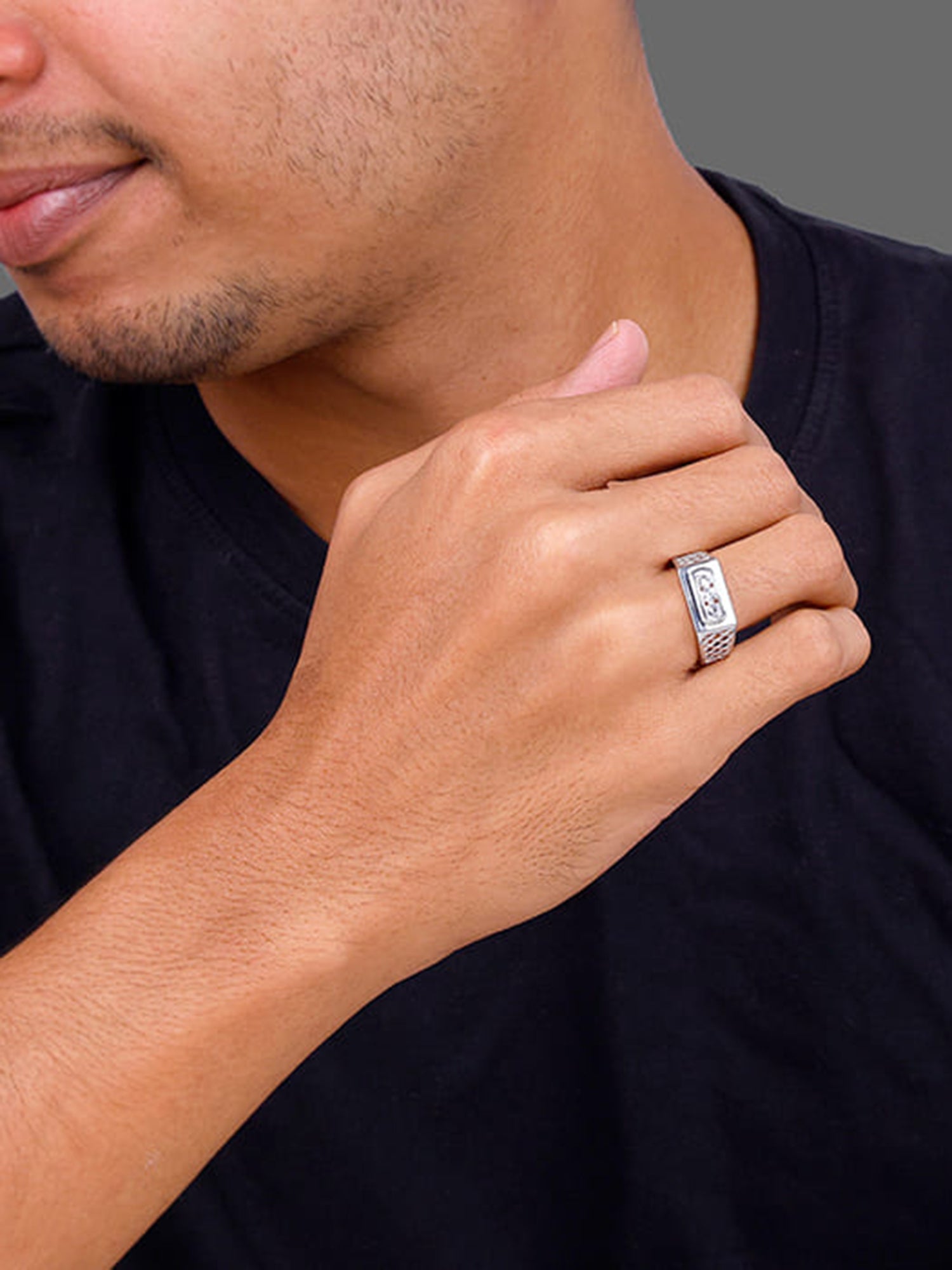 Silver Tsar Ring For Him