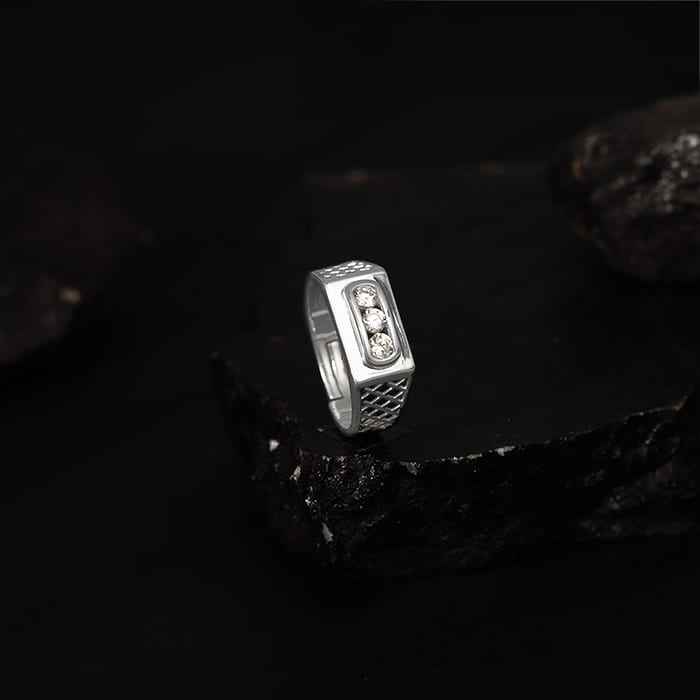 Silver Tsar Ring For Him - view 2