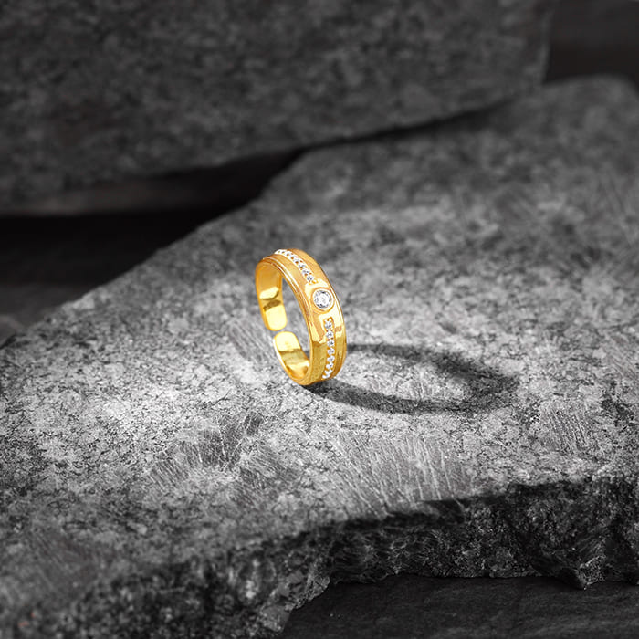 Golden Warrior Prince Ring for Him - view 2