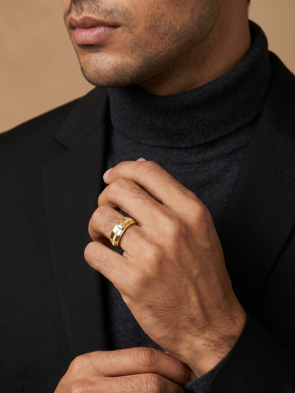 Golden Warrior Prince Ring for Him