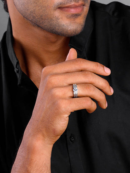 Silver Gallant Band For Him