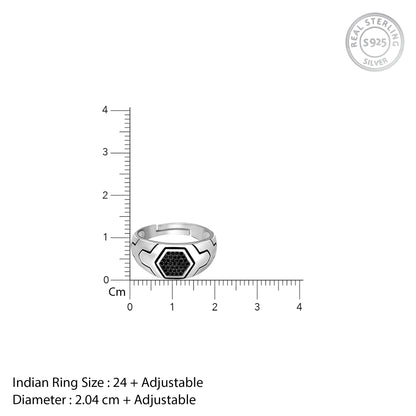 Silver Black is King Ring For Him