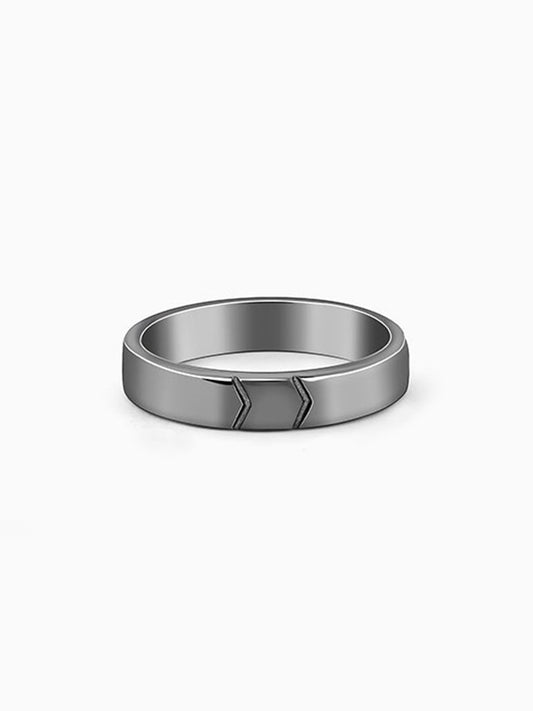 Black Rhodium Daring Ring For Him