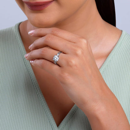 Silver All About Love Ring