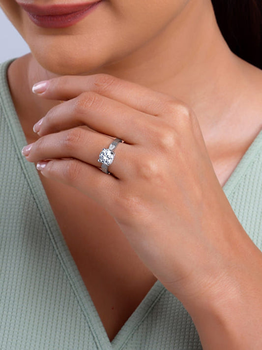 Silver All About Love Ring