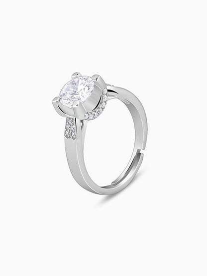 Silver All About Love Ring