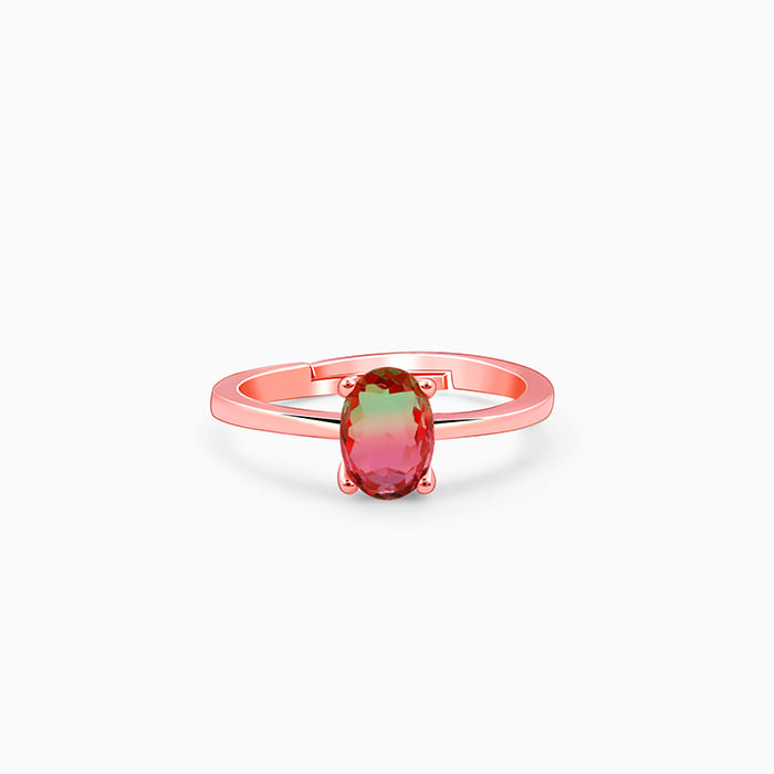 Rose Gold Multihued Ring - Image 1