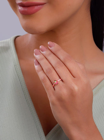 Rose Gold Multihued Ring