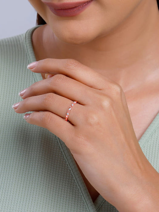 Rose Gold First Sparkle Ring