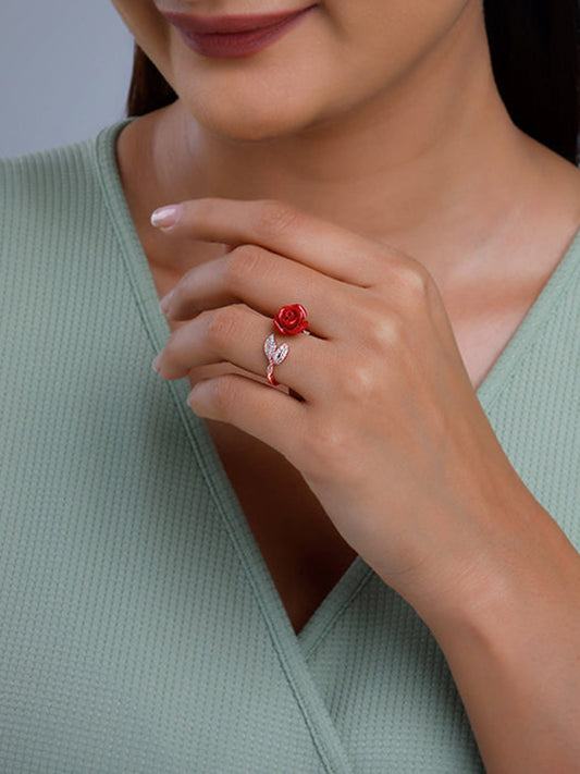 Rose Gold My Floral Ring