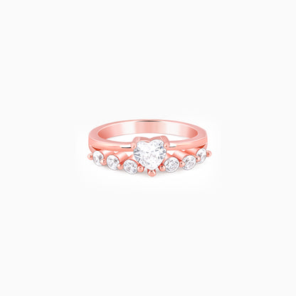 Rose Gold Unstoppable Love Ring