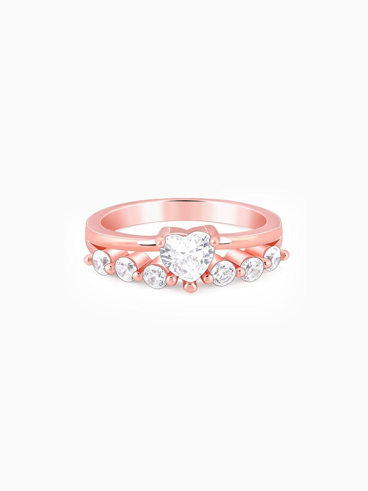 Rose Gold Unstoppable Love Ring