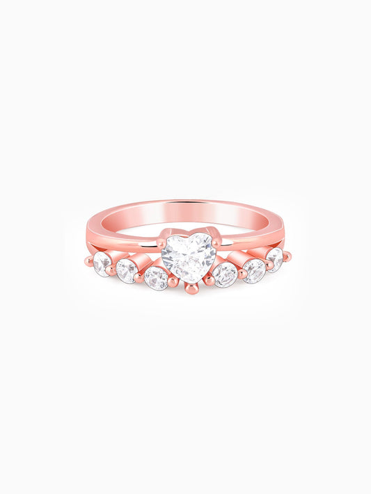 Rose Gold Unstoppable Love Ring