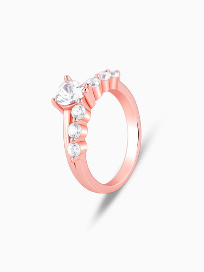 Rose Gold Unstoppable Love Ring
