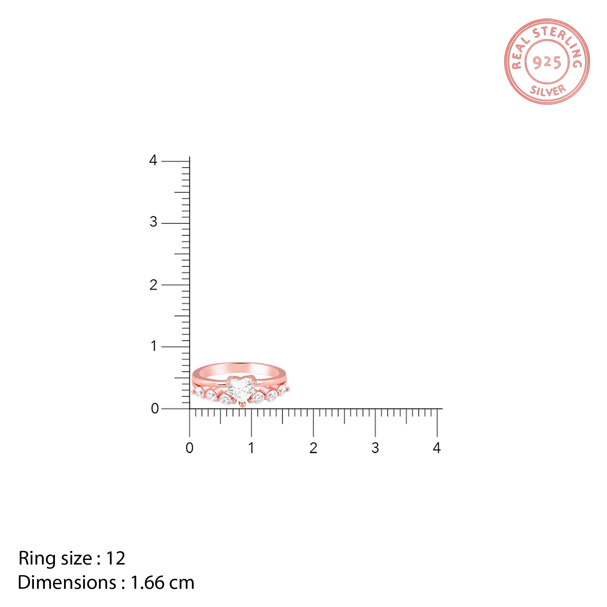 Rose Gold Unstoppable Love Ring - view 5