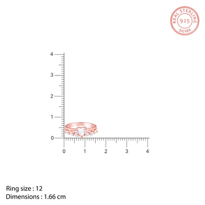 Rose Gold Unstoppable Love Ring