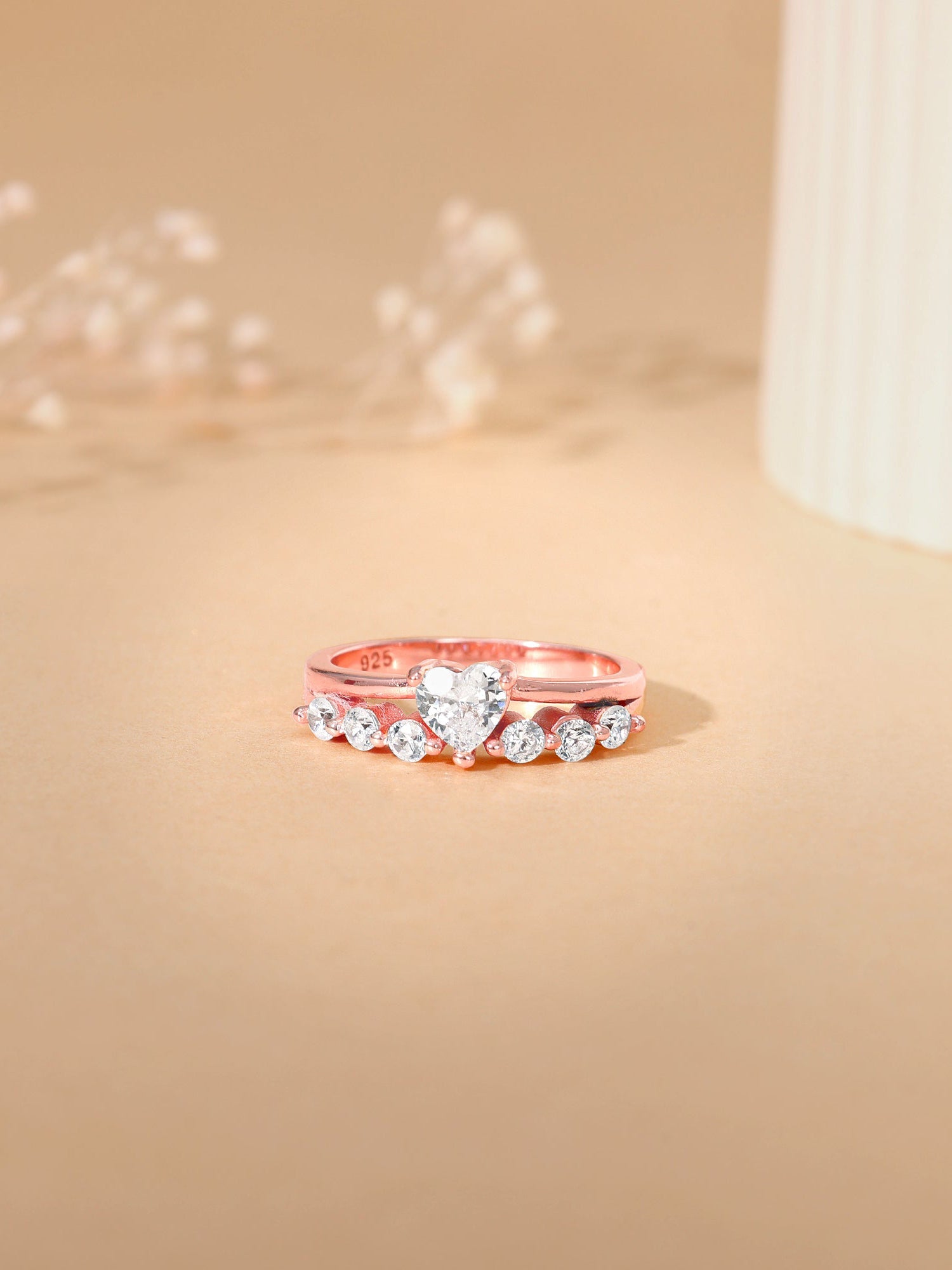 Rose Gold Unstoppable Love Ring